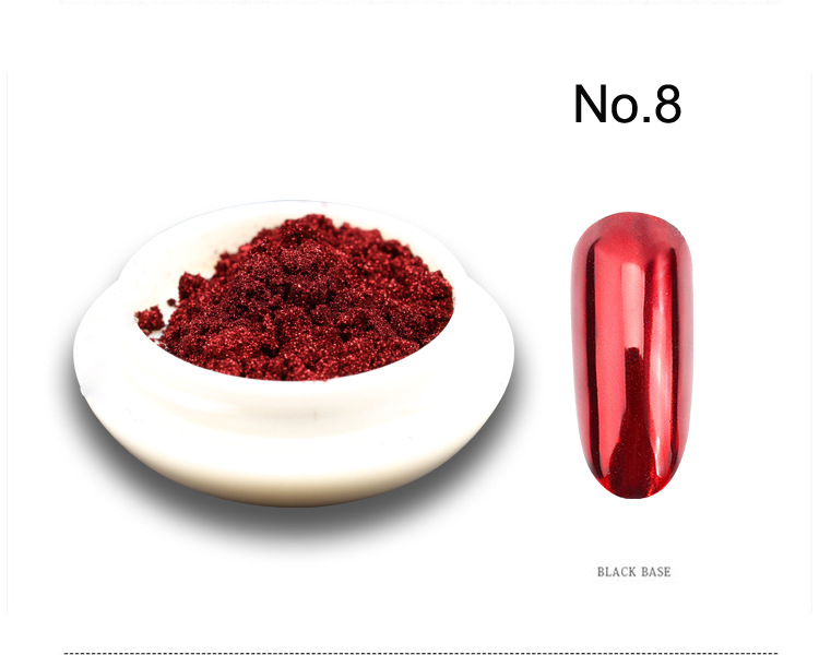 1 Hộp Kim Loại Dán Móng Bột Ch - đánh giá và giá Nail Art Rose Gold