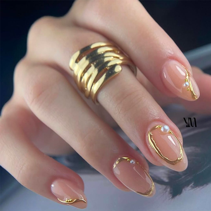 MTSSII 2/3Pcs Metallic Liner G - đánh giá và giá Nail Art Rose Gold