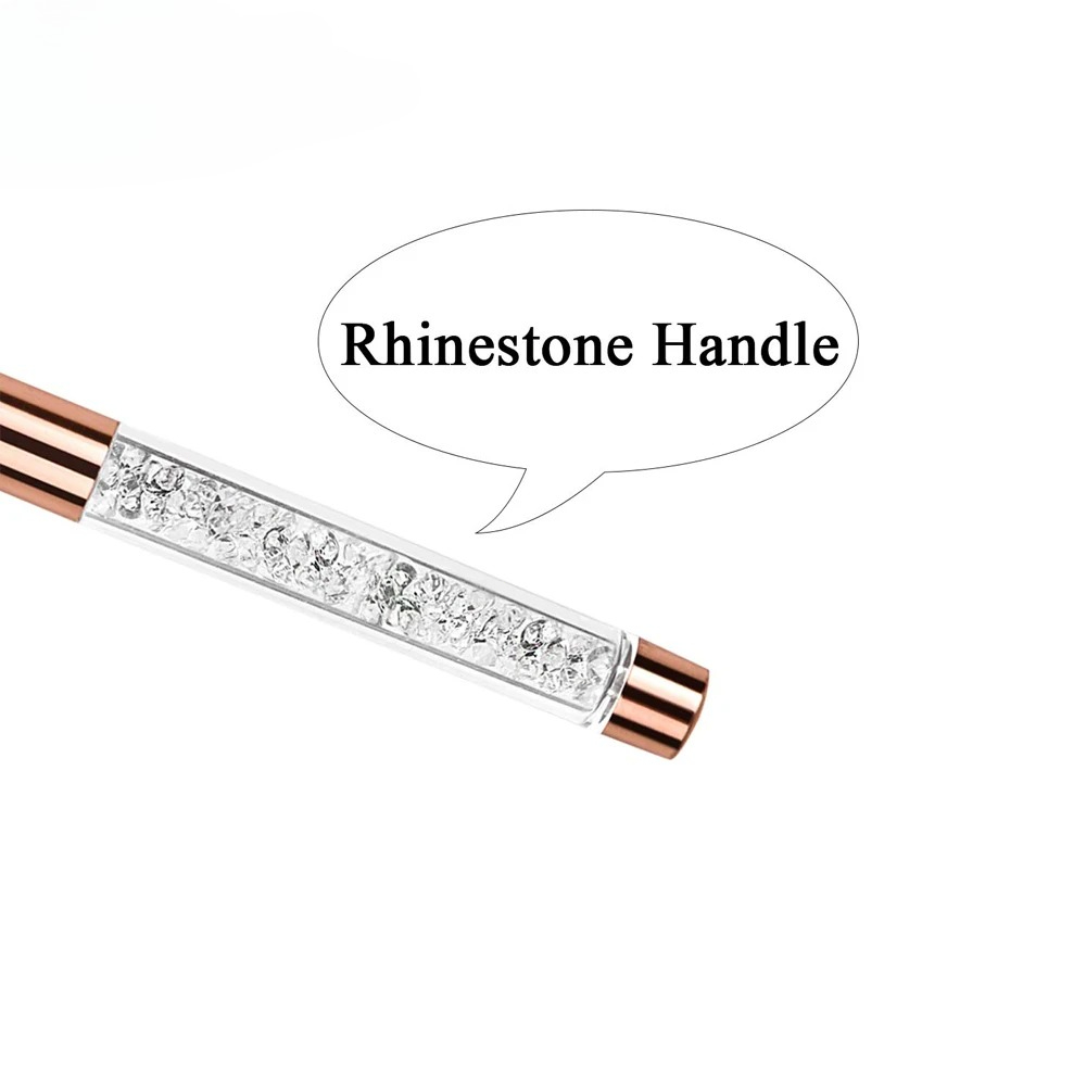 Rose Gold Crystal Inlaid Nail  - đánh giá và giá Nail Art Rose Gold