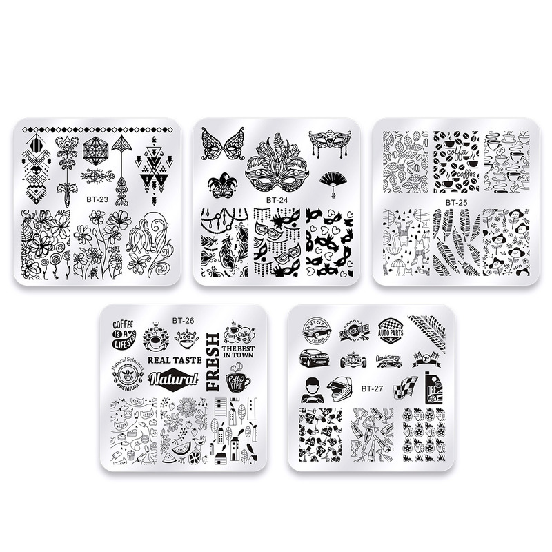 Nail Stamping Plates Line Pict - đánh giá và giá Nail Art Motif