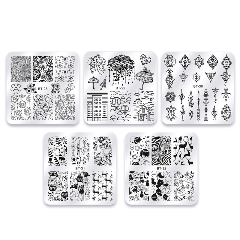 Nail Stamping Plates Line Pict - đánh giá và giá Nail Art Motif