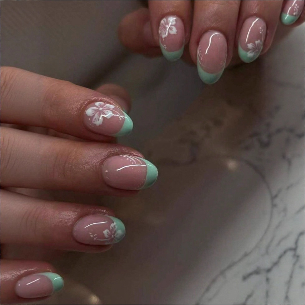24pcs Wearable False Nail Spri - đánh giá và giá Nail Art Full Design