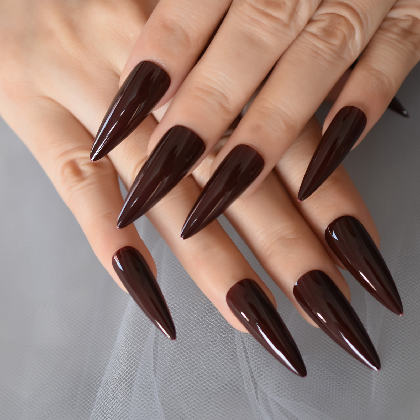 press on fake nails stiletto l - đánh giá và giá Nail Art Full Design
