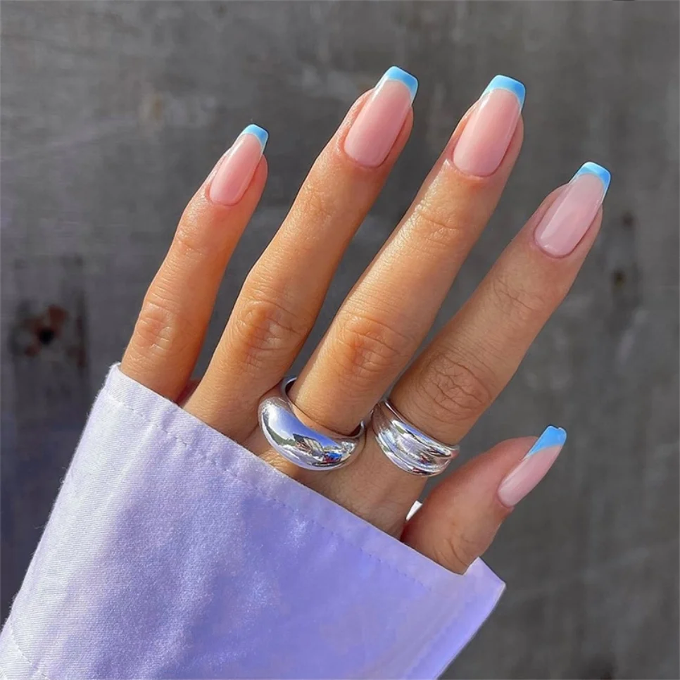 24Pcs Press on Nails Fake Full - đánh giá và giá Nail Art Full Design