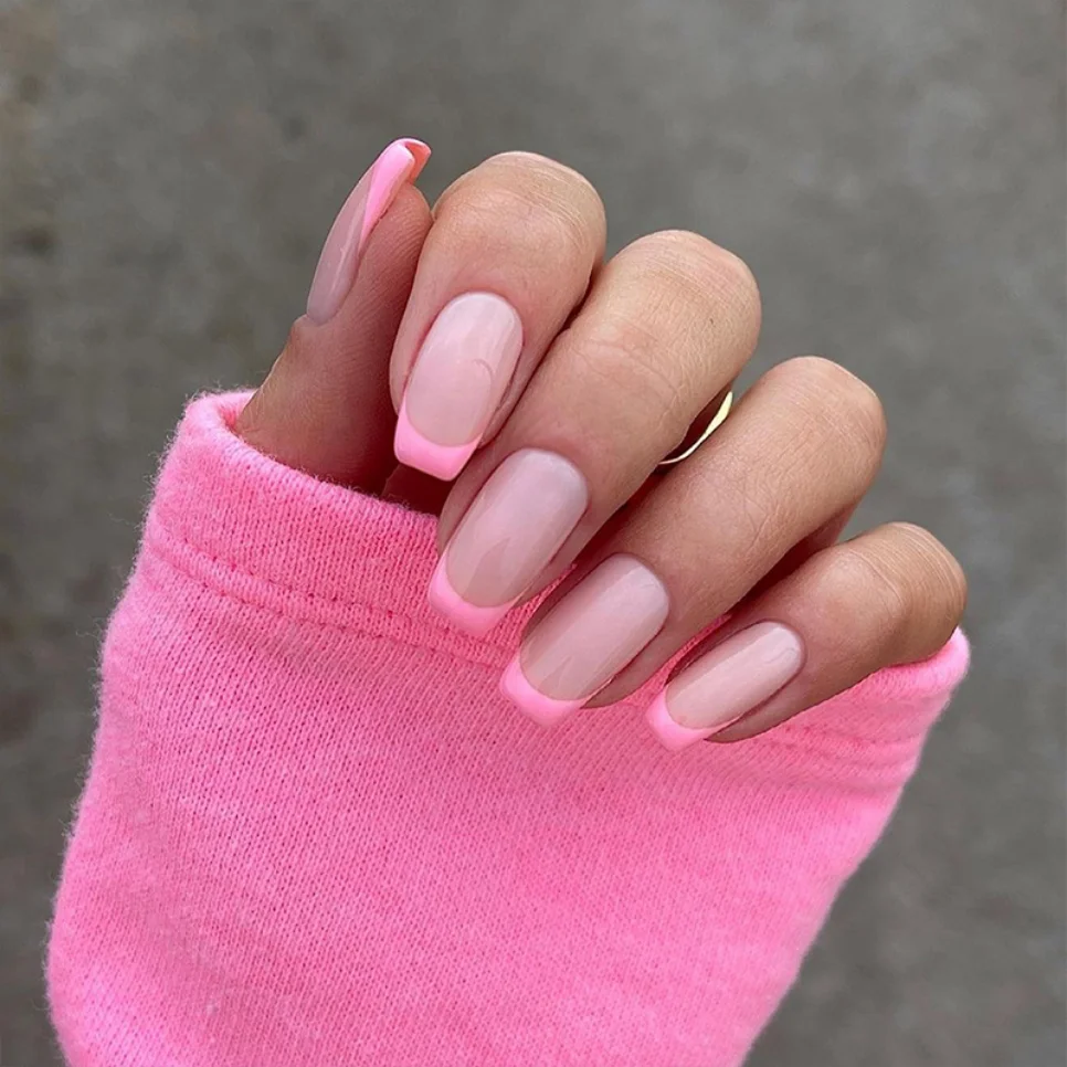 24Pcs Press on Nails Fake Full - đánh giá và giá Nail Art Full Design