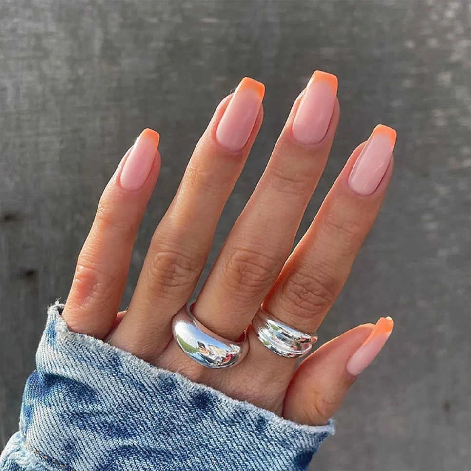 24Pcs Press on Nails Fake Full - đánh giá và giá Nail Art Full Design