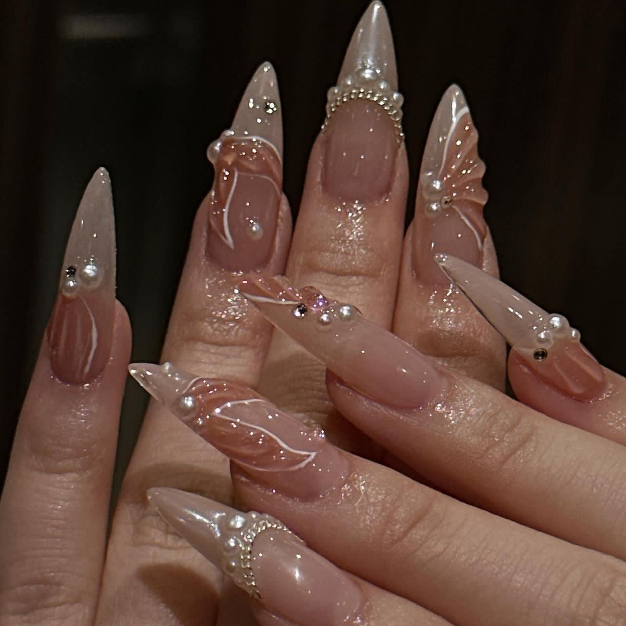 24pcs Fashion Rhinestone Press - đánh giá và giá Nail Art French Nails