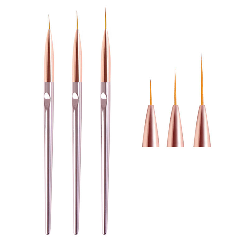 2 sets(6 pcs ) Nail Paint pen  - đánh giá và giá Nail Art Rose Gold