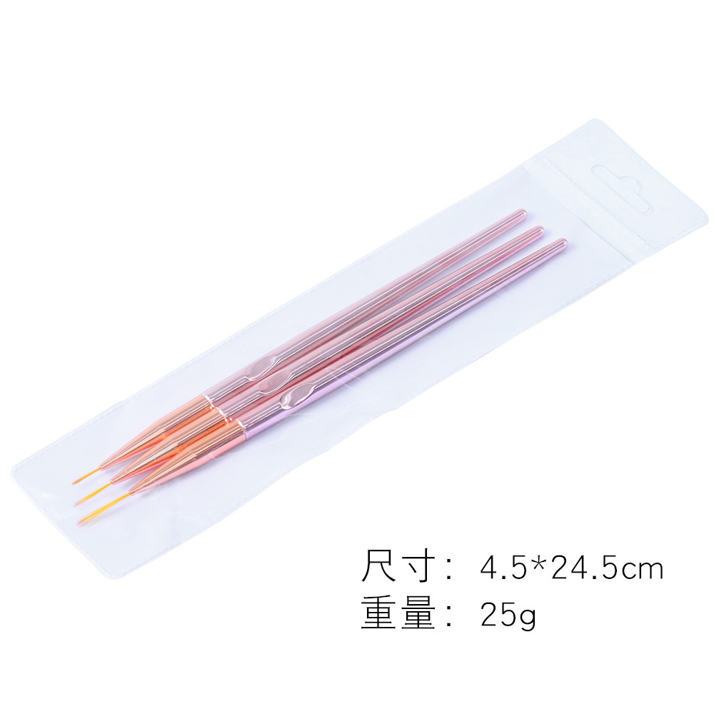 2 sets(6 pcs ) Nail Paint pen  - đánh giá và giá Nail Art Rose Gold