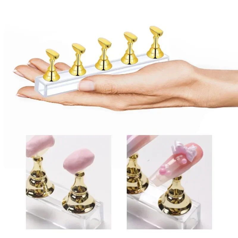 5PCS/Pack Chess Magnetic Nail  - đánh giá và giá Nail Art Rose Gold