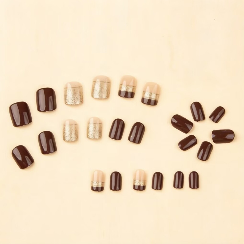 Short Square fake nails for wo - đánh giá và giá Nail Art Full Design