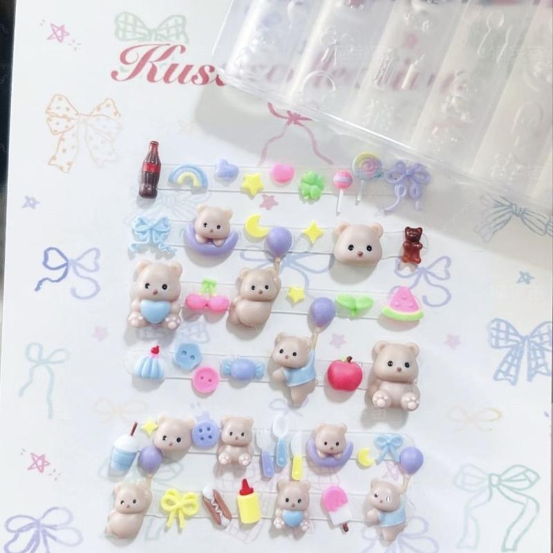 3D Silicone Nail Art Mold Cart - đánh giá và giá Nail Art Motif
