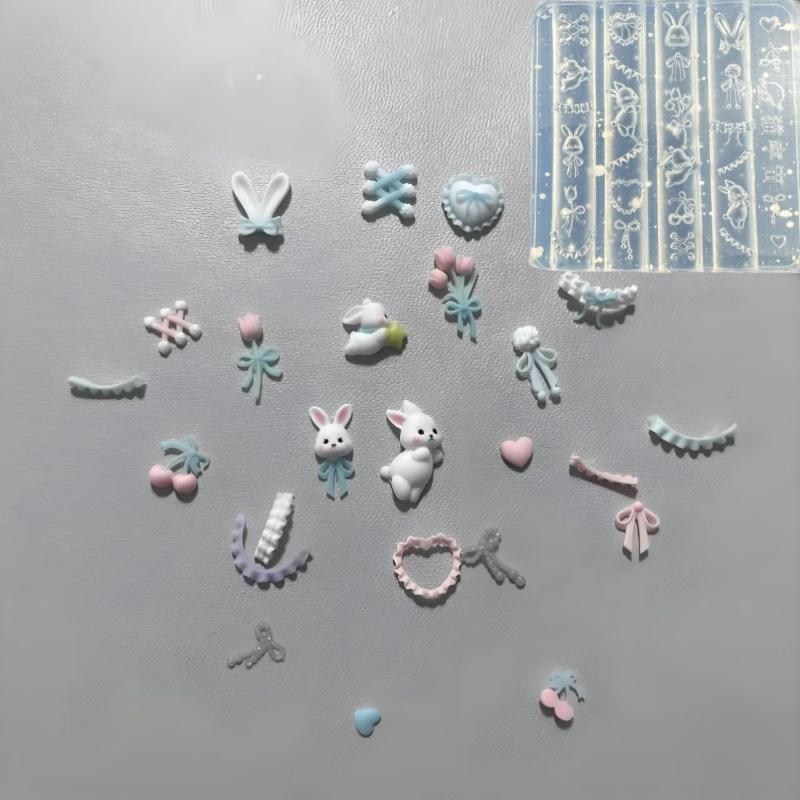 3D Silicone Nail Art Mold Cart - đánh giá và giá Nail Art Motif