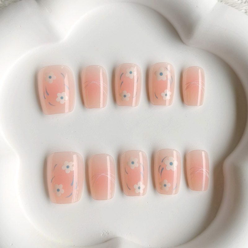 10Pcs Women Spring Fresh and D - đánh giá và giá Nail Art French Nails
