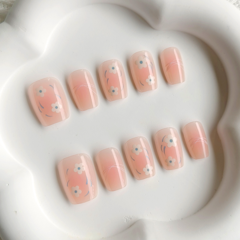 10Pcs Women Spring Fresh and D - đánh giá và giá Nail Art French Nails