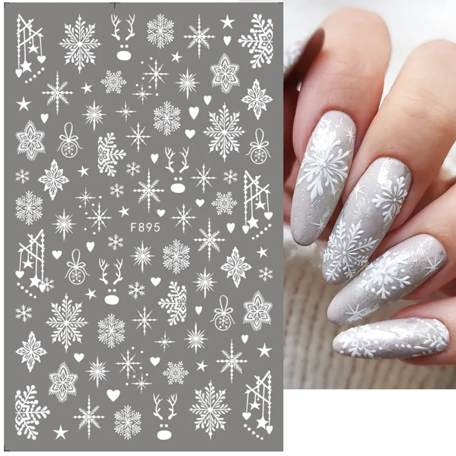1Pcs 2025 Christmas 3D Nail Ar - đánh giá và giá Nail Art Xmas 2025