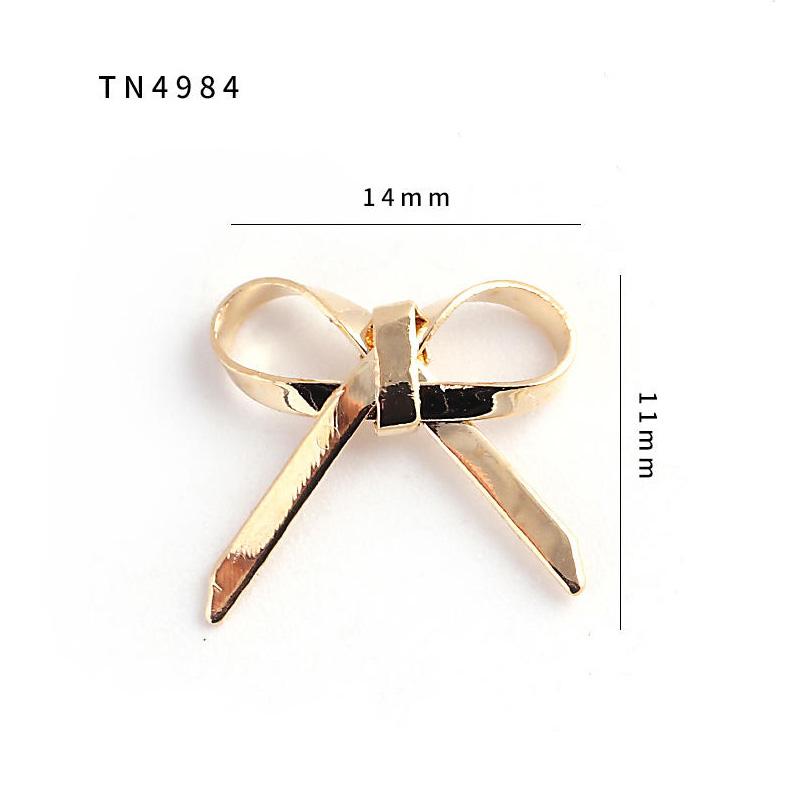 10 Chiếc TN4984 Vàng Nơ Dây Mó - đánh giá và giá Nail Art Rose Gold