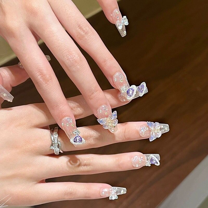 10Pcs Handmade Press On Nails  - đánh giá và giá Nail Art Full Design