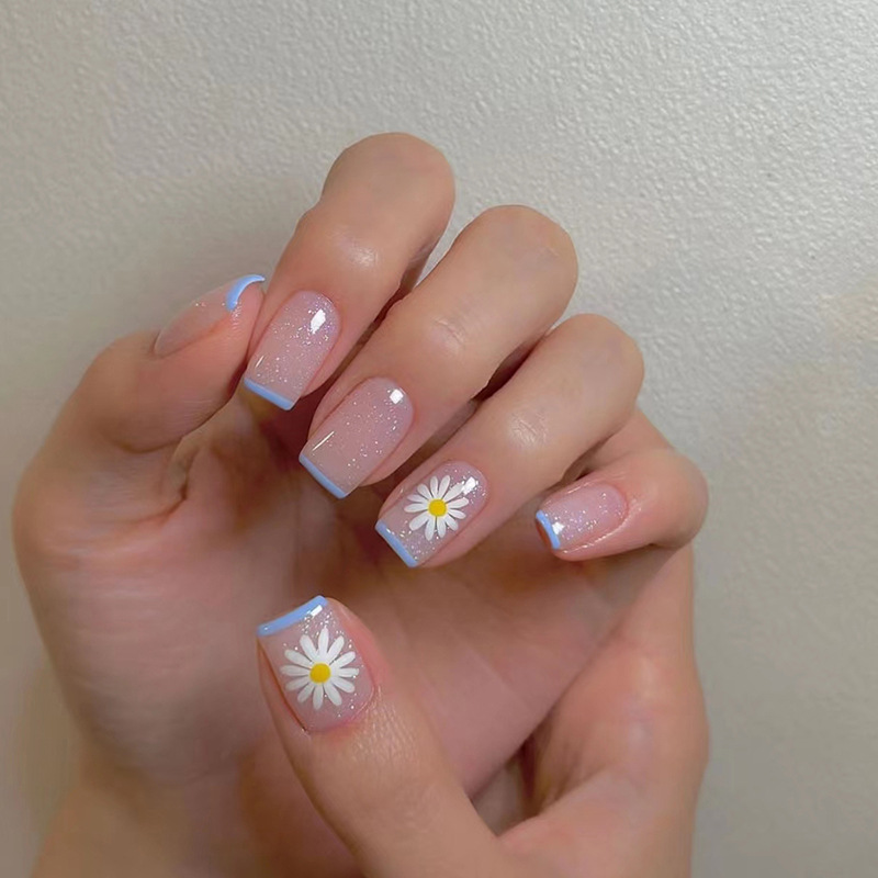 24ps/set Short Fake Nails for  - đánh giá và giá Nail Art French Nails
