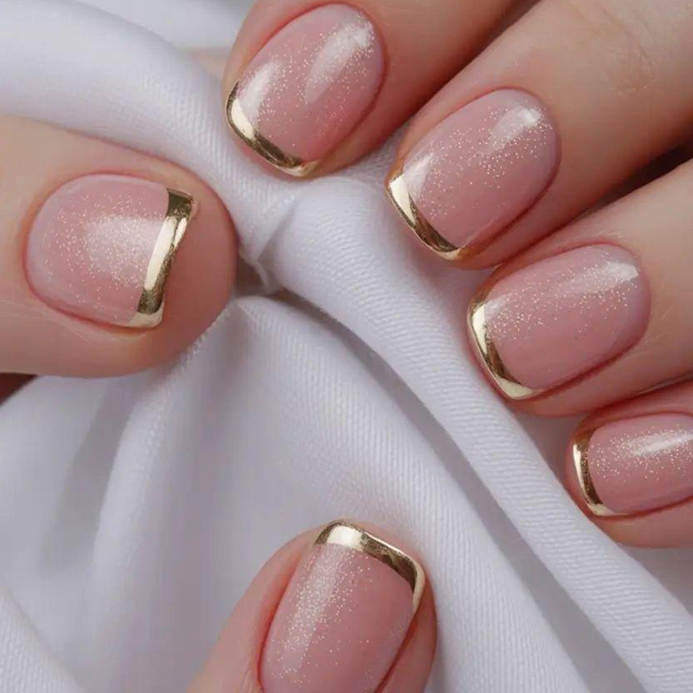 24pcs Short Square False Nails - đánh giá và giá Nail Art Full Design