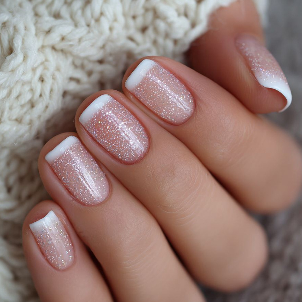 24pcs Short Square False Nails - đánh giá và giá Nail Art Full Design