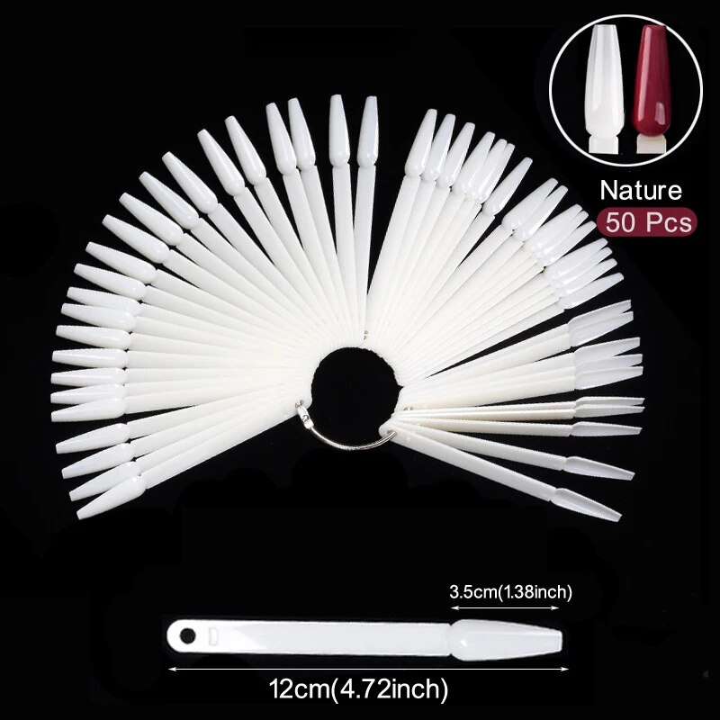 Nail Display Sticks Clear Natu - đánh giá và giá Nail Art Motif